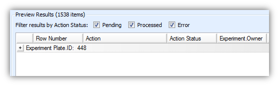 Filter Preview Results